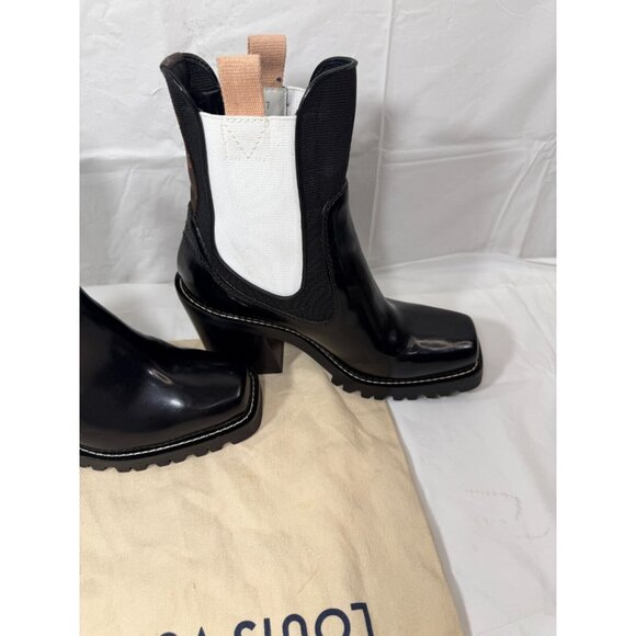 Louis Vuitton Black Leather Monogram Limitless Ankle Boot - Picture 16 of 16